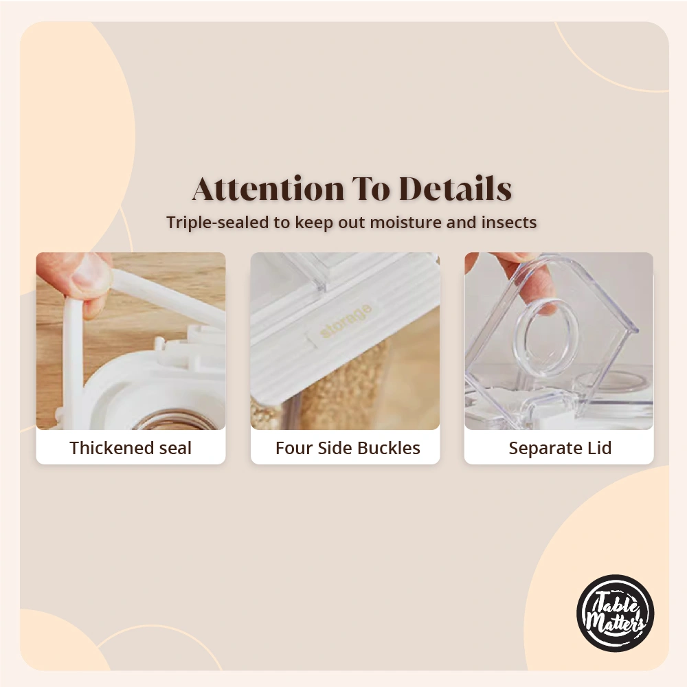 KLEAR-ProductListing-Square-08 KLEAR Airtight Food Grade Compartment Storage Container Collection