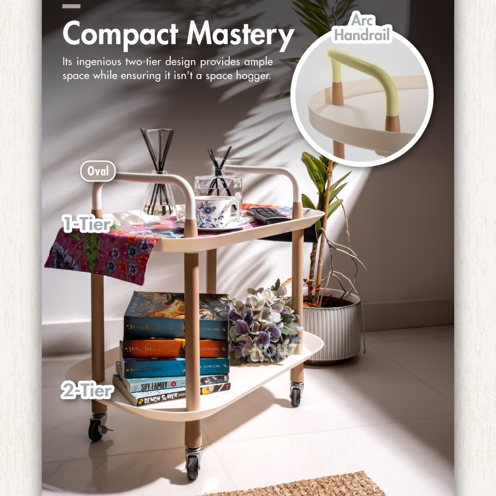 LS-9212-LS-9222-LS-9232-2-Tier-Wheeled-Table-Trolley-02