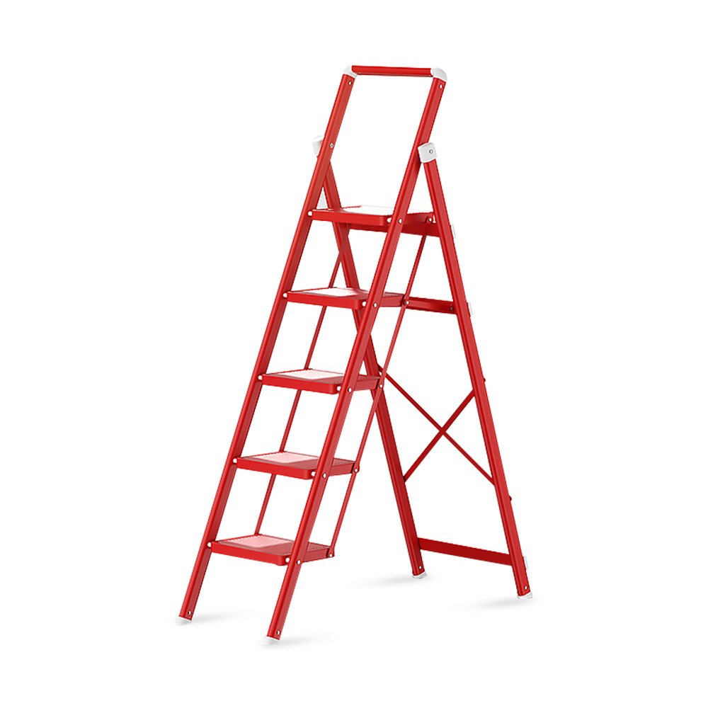 Ladder-Lightweight-5-steps-HOUZE-DY-8255-RED-WBG-Template